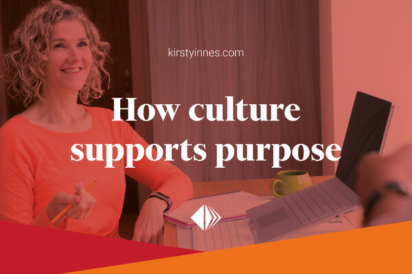 How culture supports purpose image
