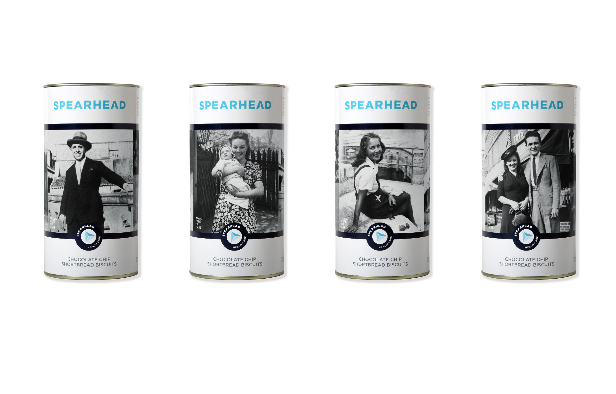 Spearhead Healthcare tins of shortbread biscuits
